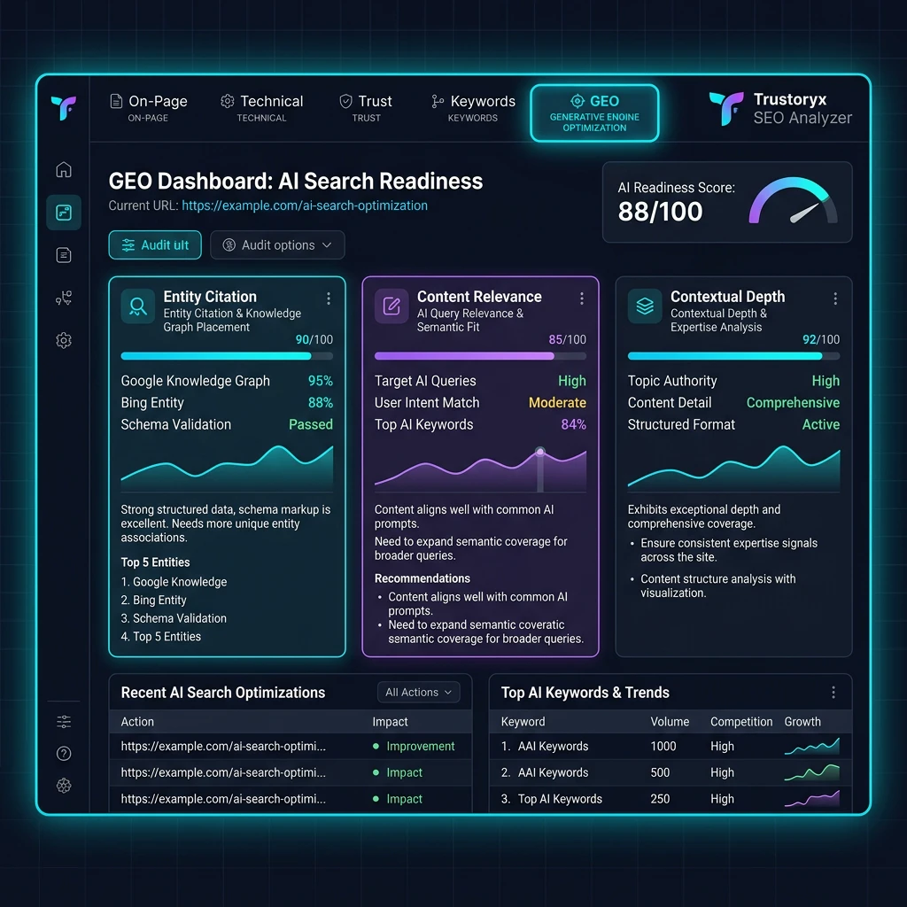 GEO & AI Search Readiness